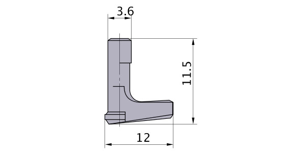 Mitsubishi LLCL23 clamp lever